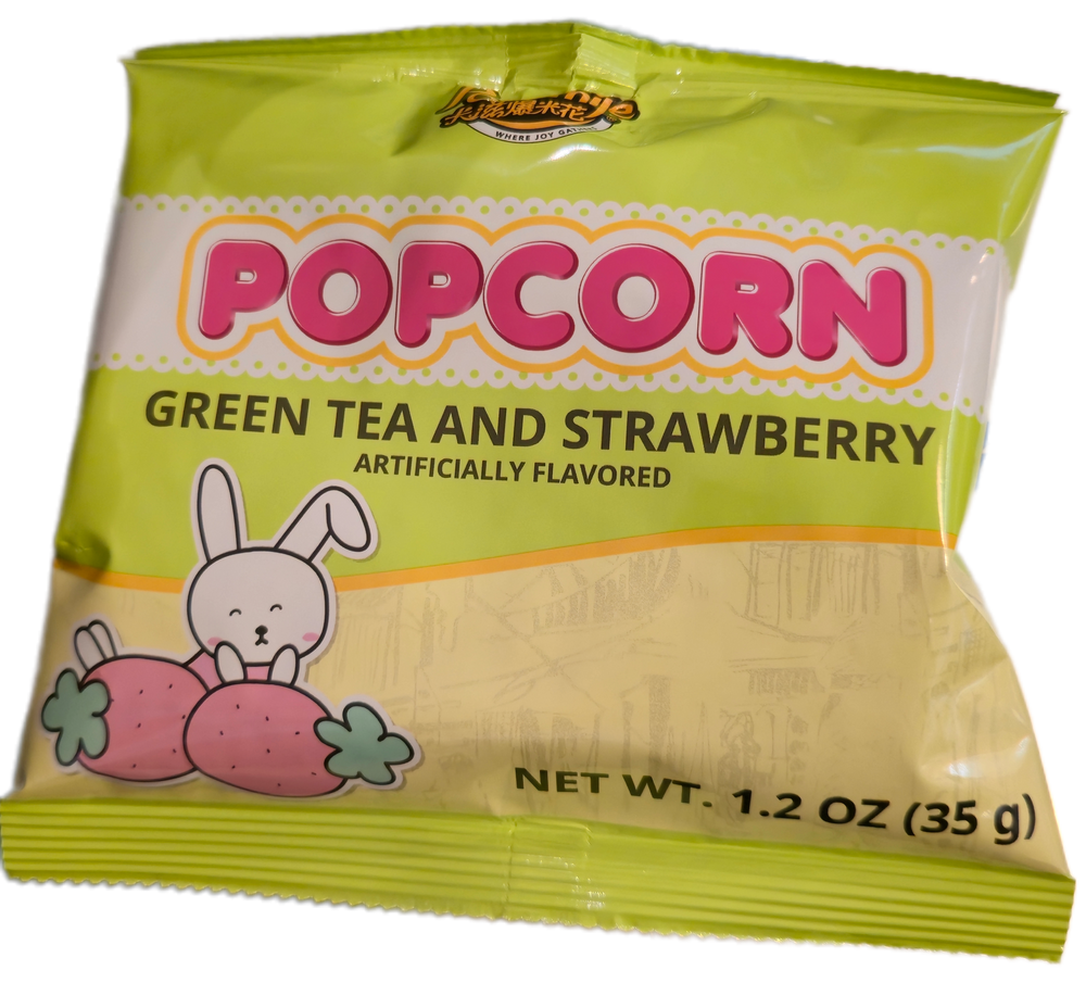 Popcorn(Green Tea and Strawberry)