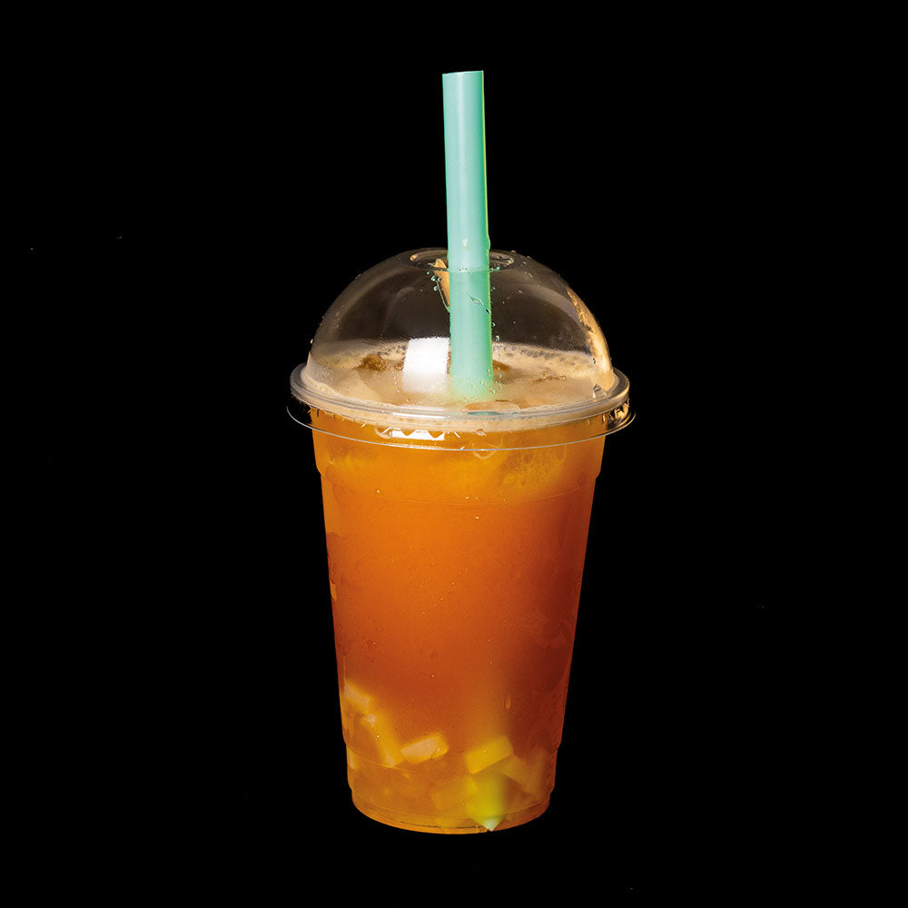 Mango Ice Tea with Jelly and Popping Balls